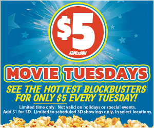 $5 Movie Tuesdays