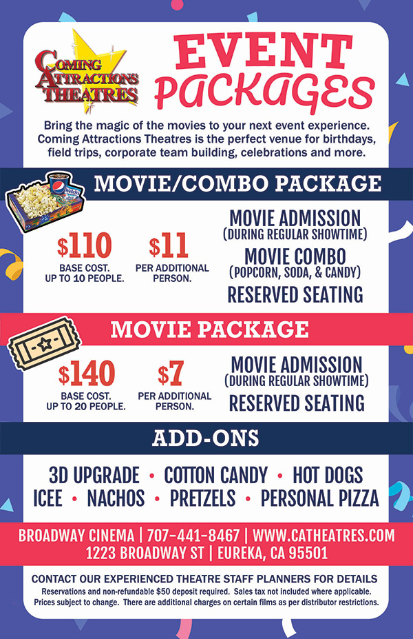 Broadway Cinema Event Packages