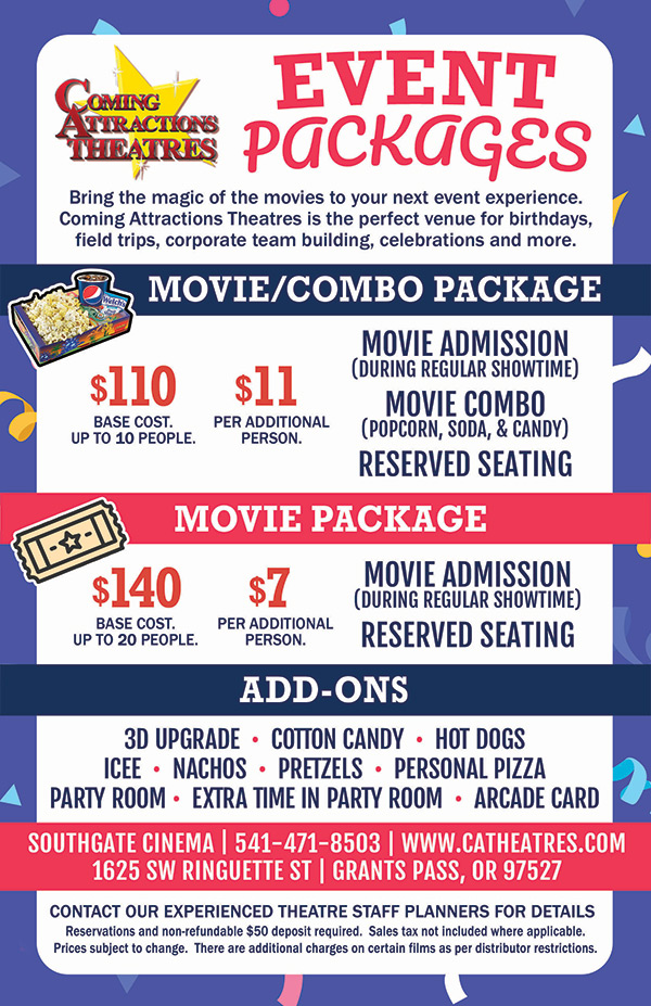 Southgate Cinema Event Packages